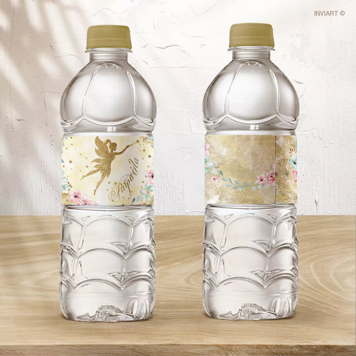 Ετικέτα νερού βάπτισης με θέμα Νεράιδα